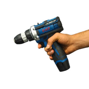 دریل شارژی 12 ولت لیتیوم PAP پی ای پی با لوازم مدل CD-1225 کد 100214